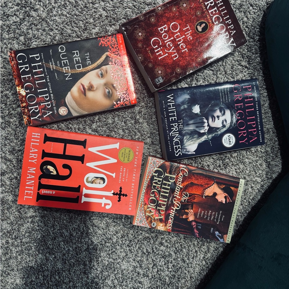 Philippa Gregory Historical Fiction Book Set